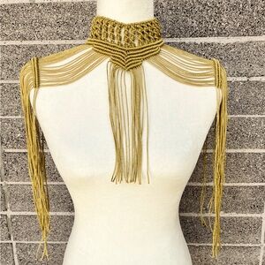 Hand knotted epaulette